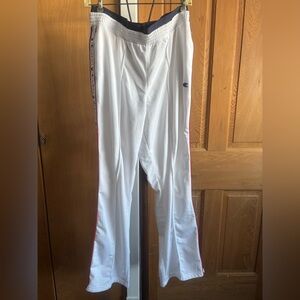 Champion White Joggers with Black Trim, size L